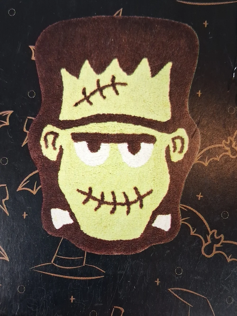 New In Package Frankenstein Spooky Spa Bath Collection 23x31 Halloween Bath Rug